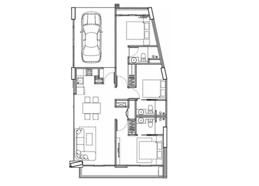 Studio apartment in a residential complex