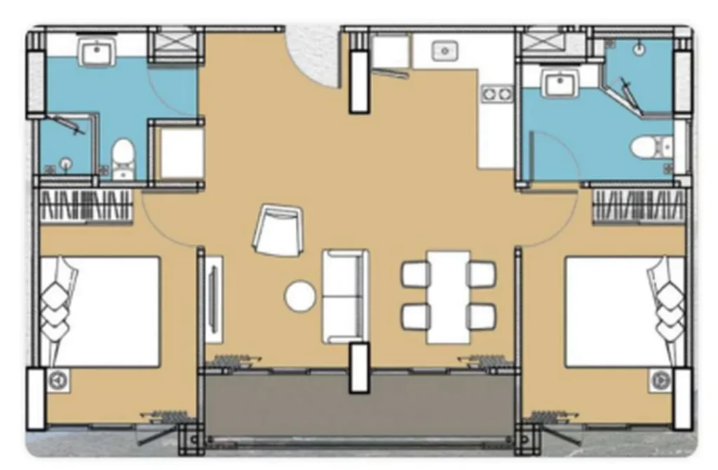 Sixth-floor condominium