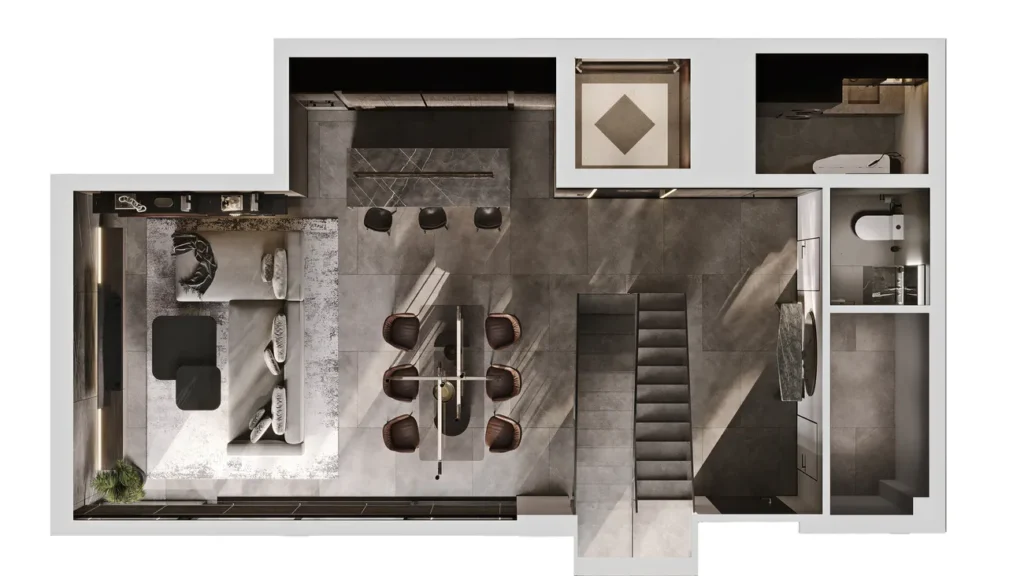 Уникальная трехуровневая вилла от 484.00 м² в