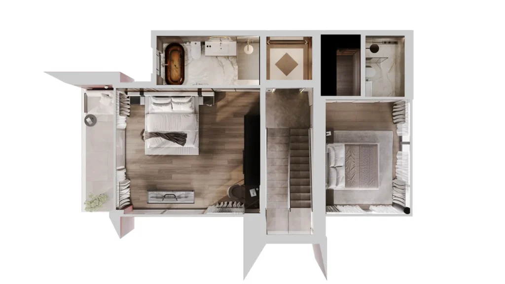 Уникальная трехуровневая вилла от 484.00 м² в