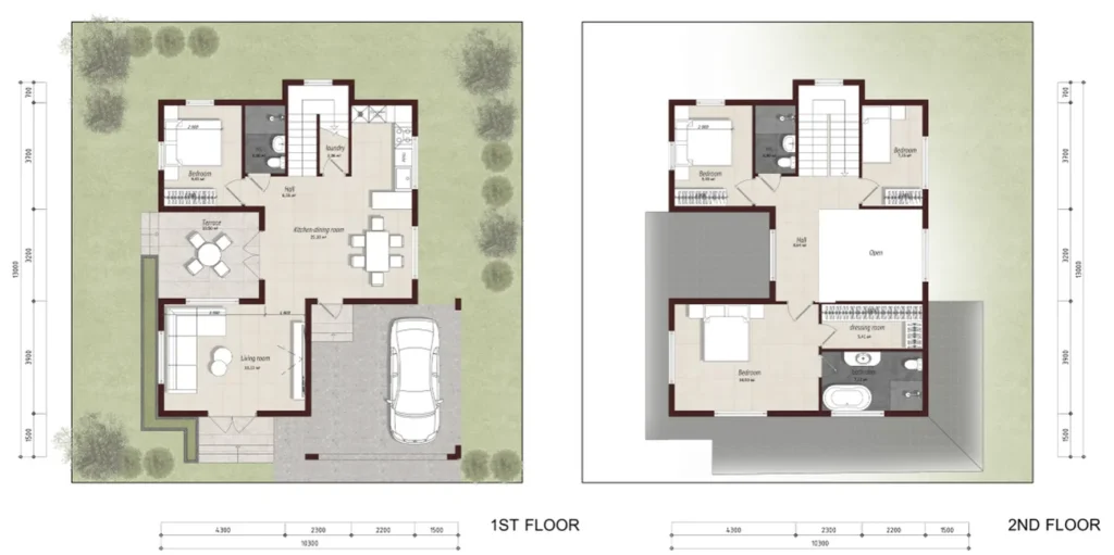 Элитная 4-спальная вилла с частной террасой 476.10 м² в