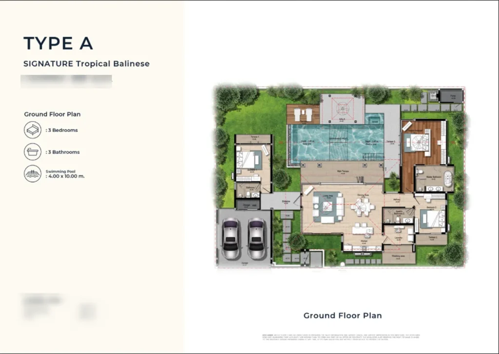 Tropical villa with elegant pool of 550 m² in