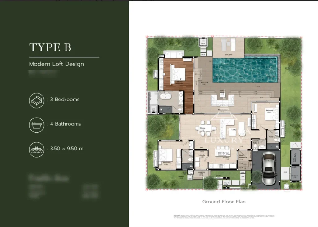 Светлая лофт-вилла с террасой 462 м² в