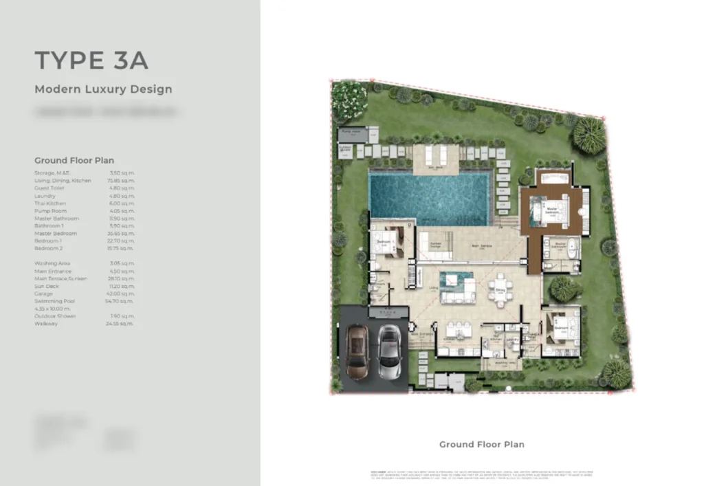Просторная четырёхспальная вилла в стиле Modern Luxury 566 м² в
