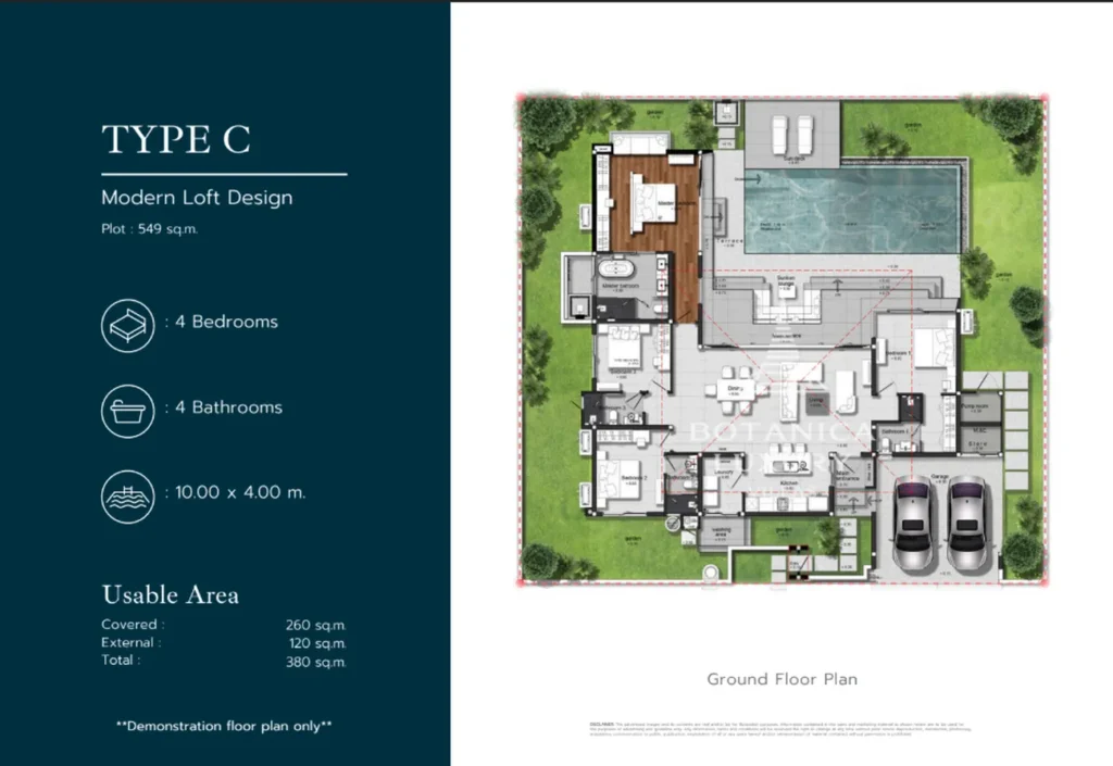 Exquisite villa with four bathrooms 549 sqm in