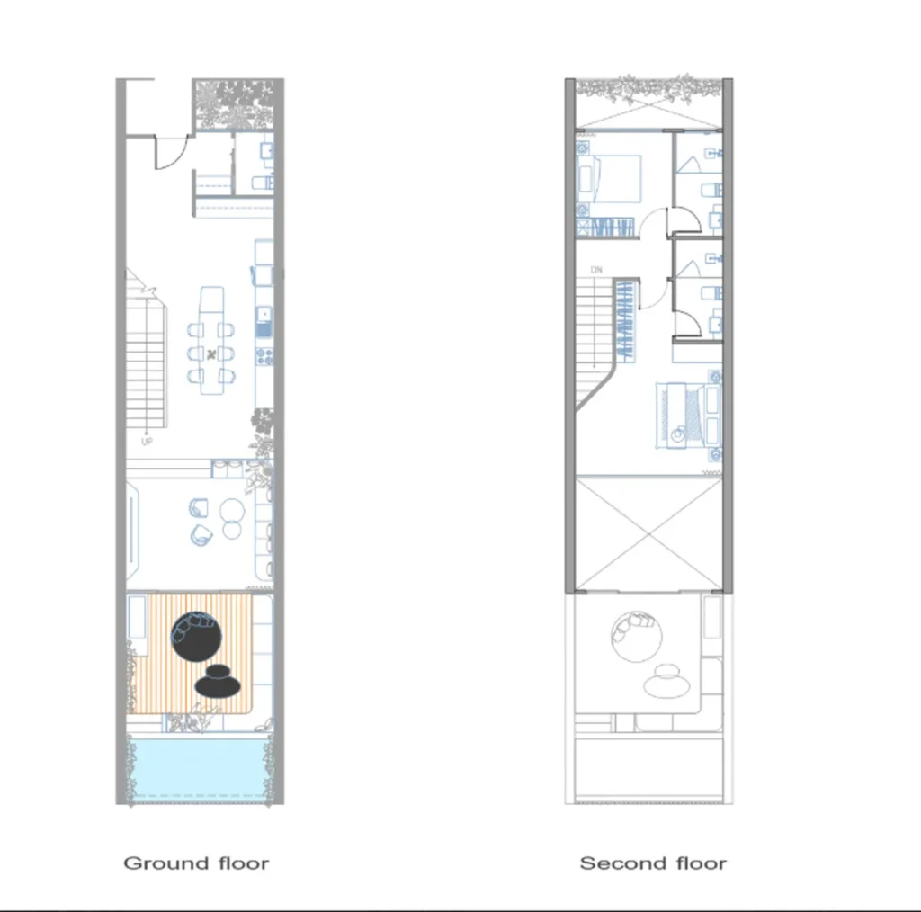 Комфортная двухуровневая квартира 164.80 м² в