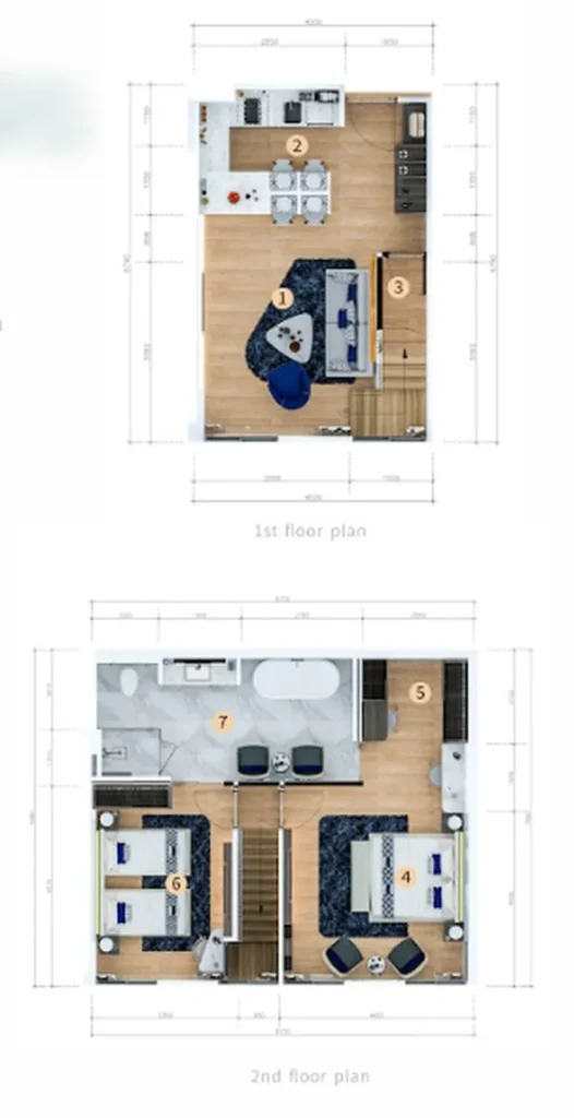 Spacious duplex in Ravai area 88.55 m² in