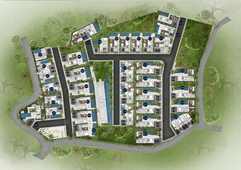 Luxury three bedroom villa with a plot of 220 sq. m. in