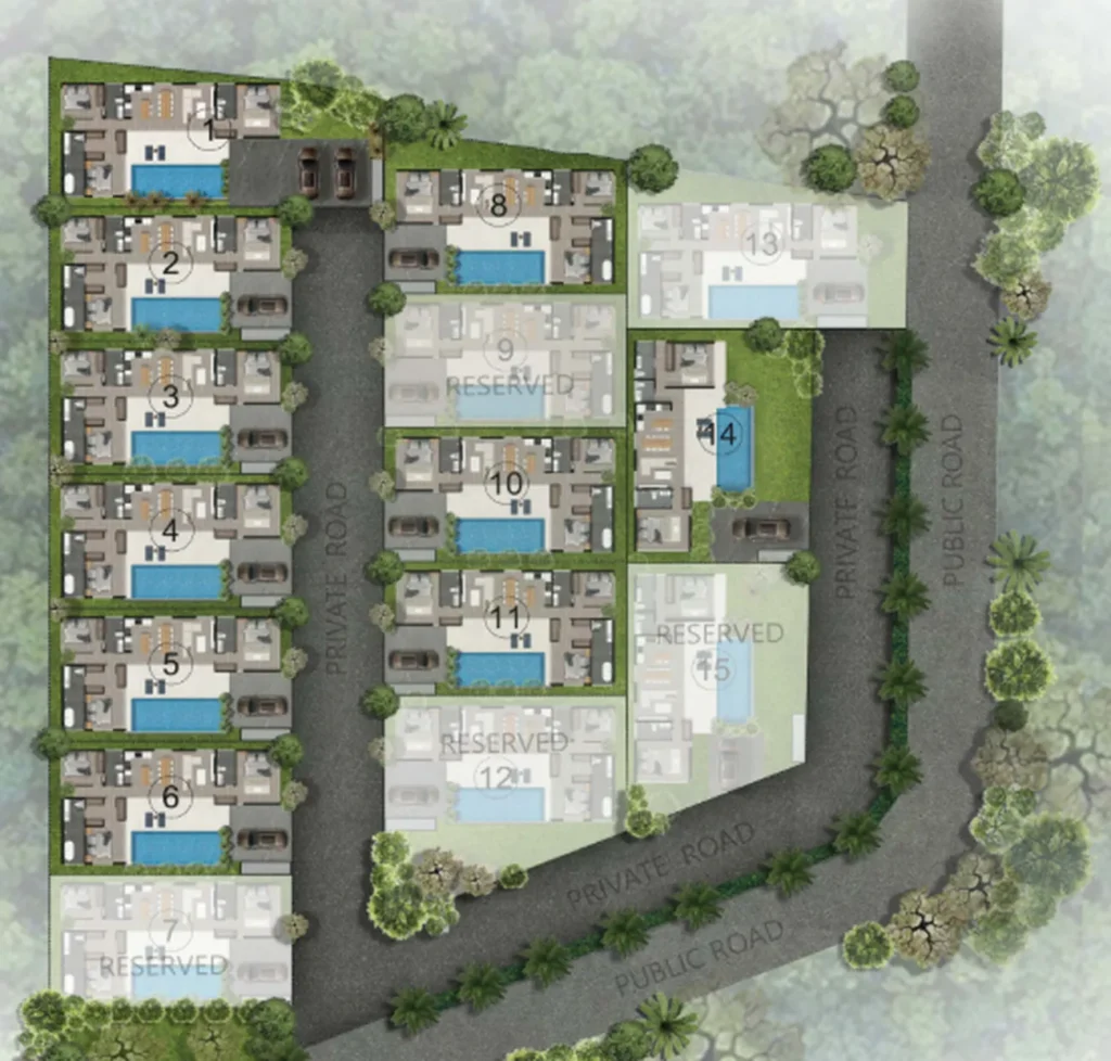 Уединённая вилла с собственным бассейном 252 м² в