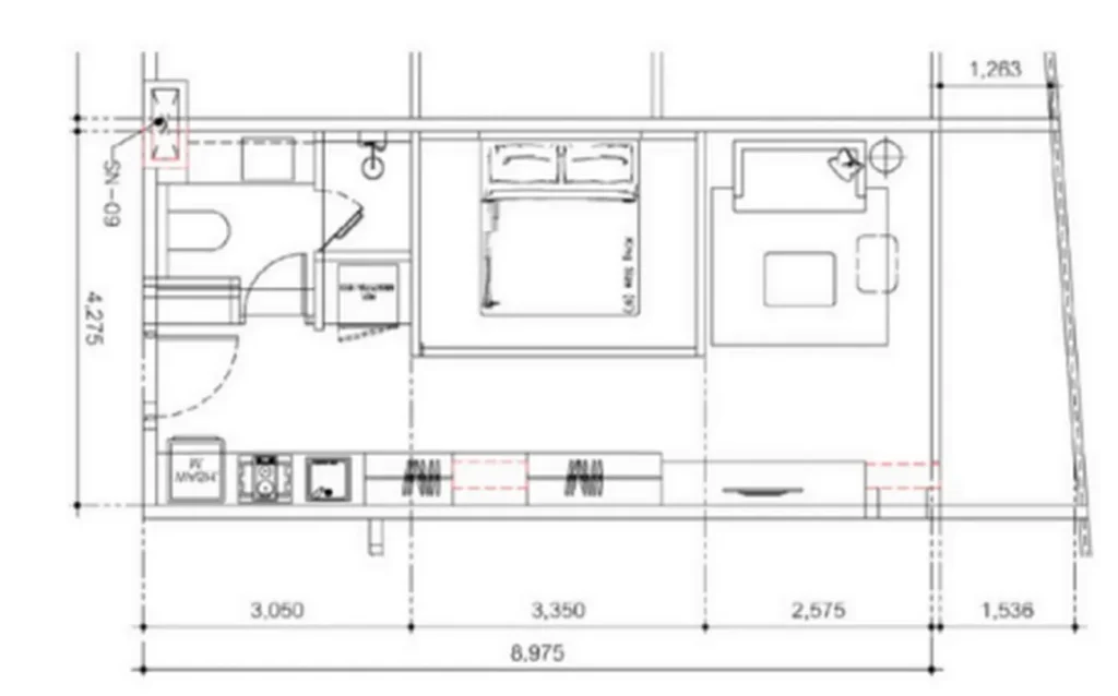 Компактная однушка 37.5 м² в