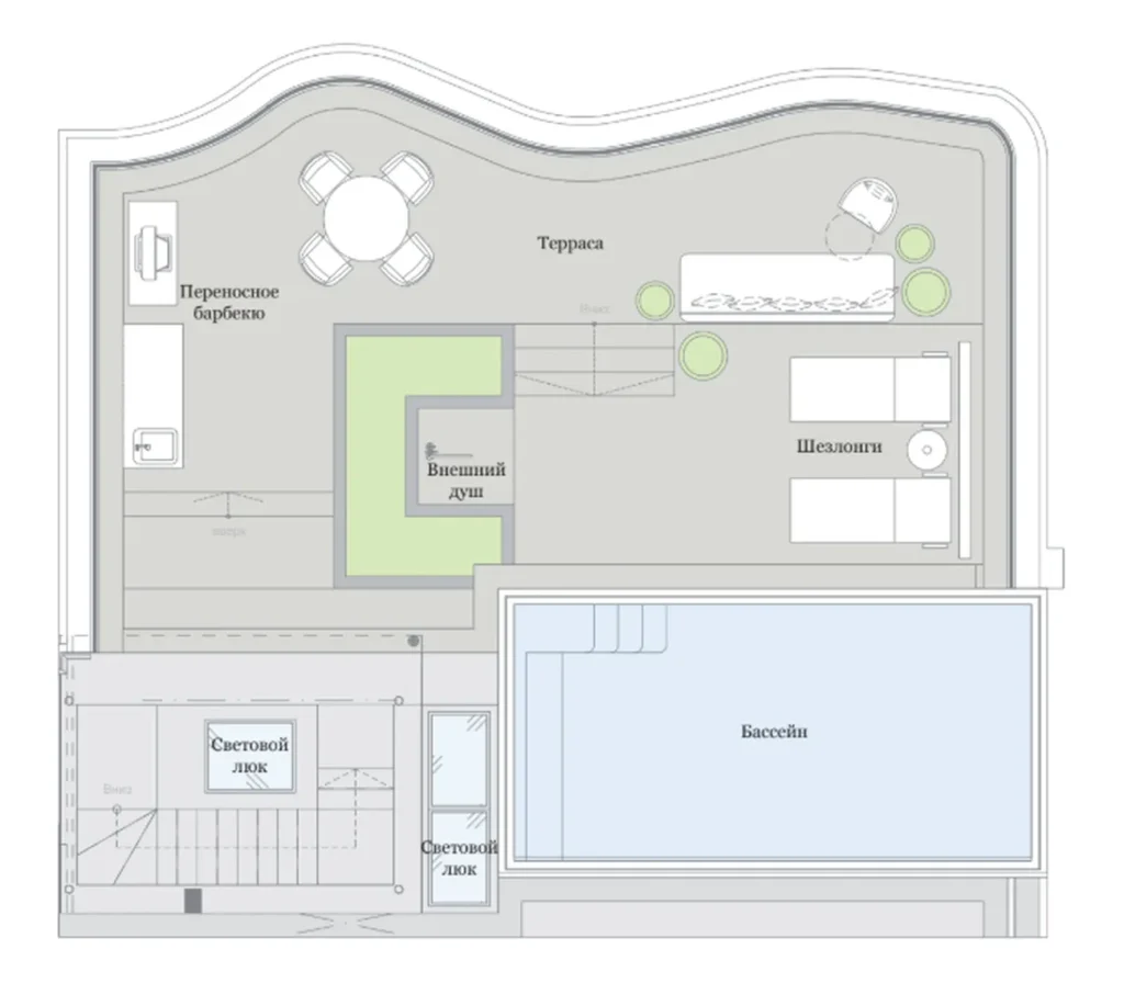 Unique duplex penthouse of 220 sq.m. in