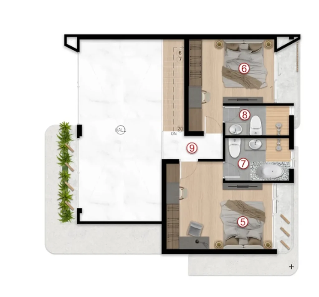 Престижная 3-спальная вилла с бассейном 265.44 м² в