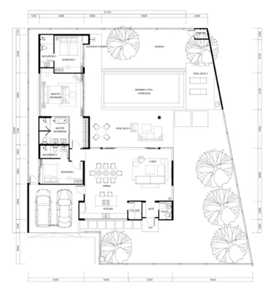 Современная вилла с просторным бассейном 574.88 м² в