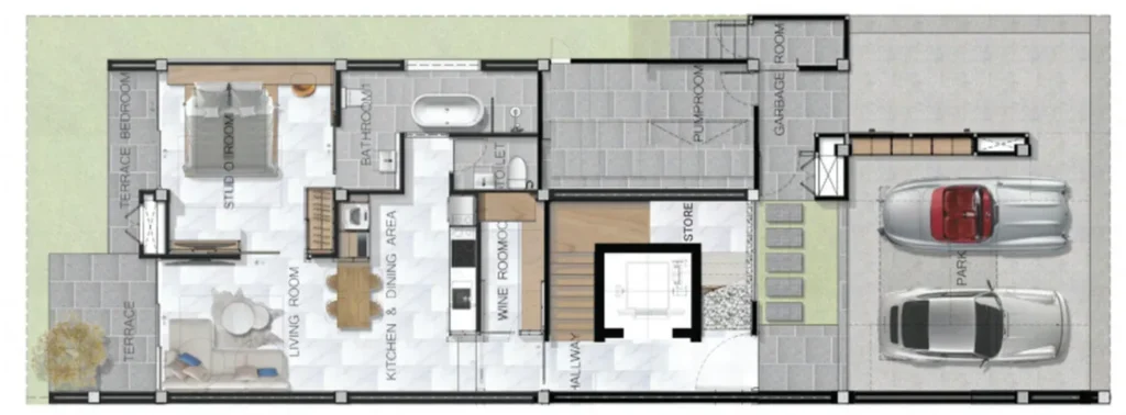 Просторная 3-этажная вилла 398.28 м² в