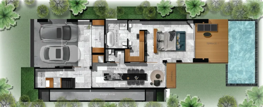 Эксклюзивная вилла с двумя бассейнами 420 м² в