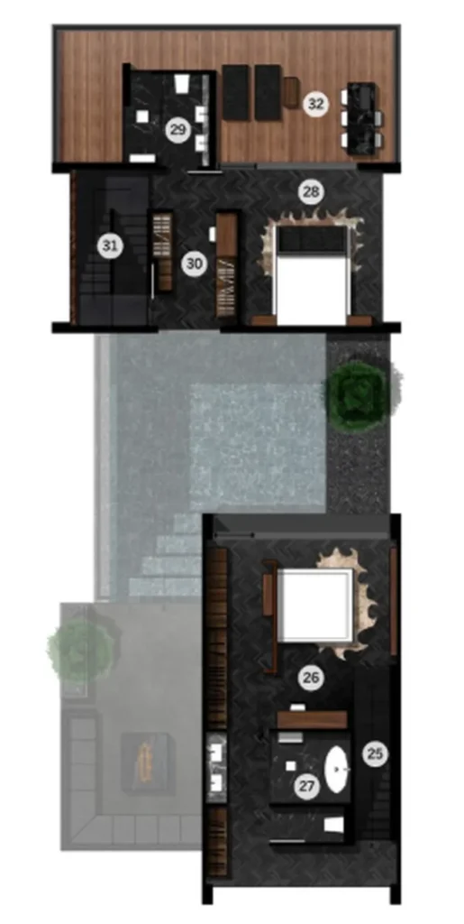 Трёхуровневая вилла с лифтом 511 м² в