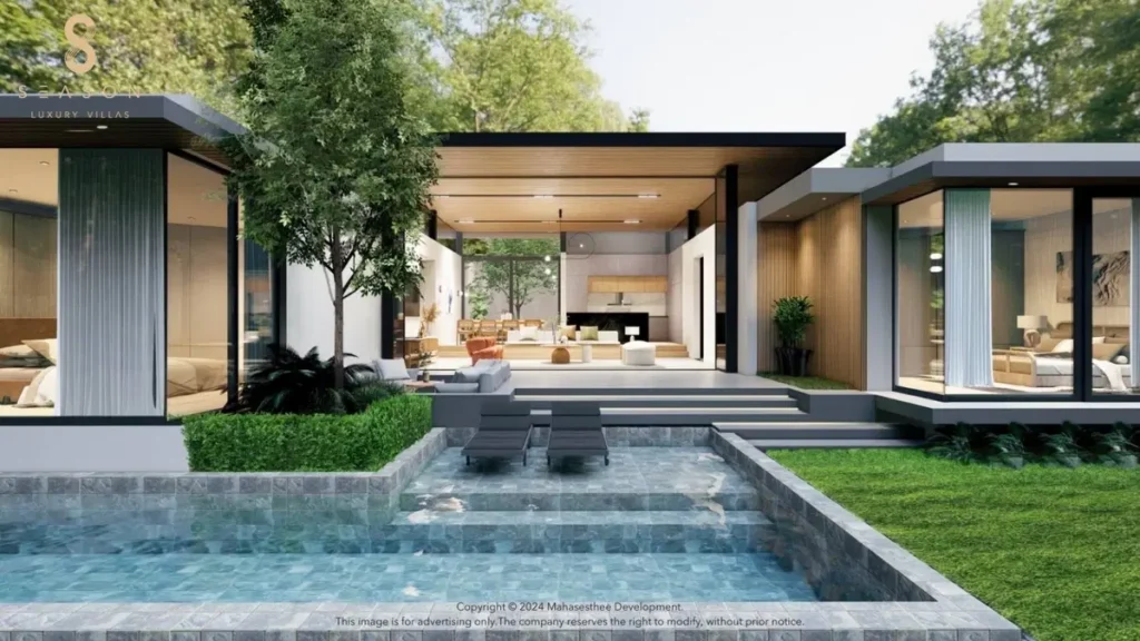8 Season Luxury Villas — Wintery